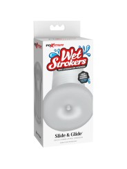 FETISH FANTASY EXTREME MASTURBADOR MASCULINO SILICONA SLIDE GLIDE TRANSPARENTE