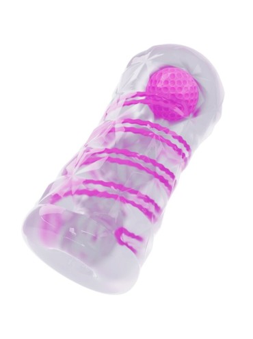 PRETTY LOVE MASTURBADOR MASCULINO FANTASY ESPIRAL INTERNA Y BOLAS TRANSPARENTE