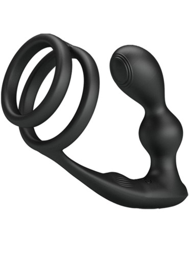 PRETTY LOVE MARSHALL ANILLO PARA PENE PLUG ANAL VIBRATORIO CONTROL REMOTO