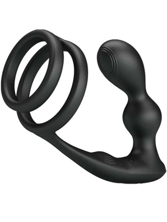PRETTY LOVE MARSHALL ANILLO PARA PENE PLUG ANAL VIBRATORIO CONTROL REMOTO
