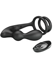 PRETTY LOVE MARSHALL ANILLO PARA PENE PLUG ANAL VIBRATORIO CONTROL REMOTO