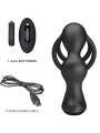 PRETTY LOVE MARSHALL ANILLO PARA PENE PLUG ANAL VIBRATORIO CONTROL REMOTO