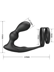 PRETTY LOVE MARSHALL ANILLO PARA PENE PLUG ANAL VIBRATORIO CONTROL REMOTO