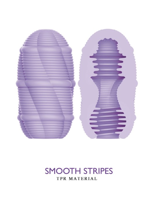 PRETTY LOVE HUEVO MASTURBADOR SMOOTH STRIPES CUPID