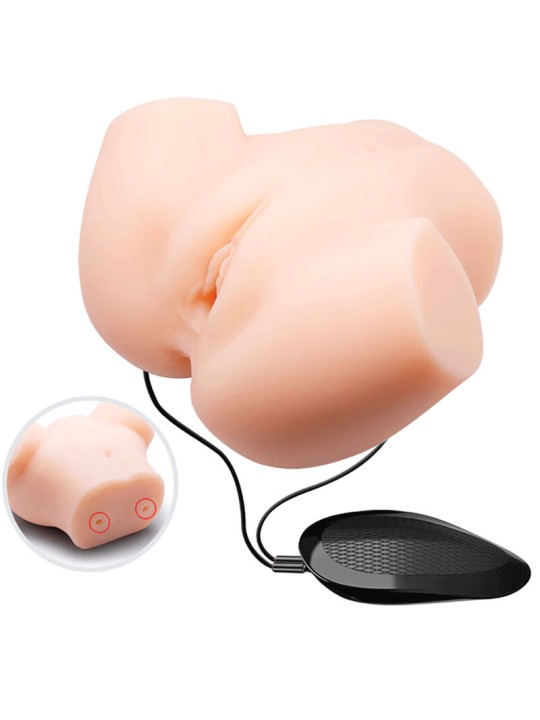 CRAZY BULL VAGINA Y ANO REALISTICOS DOBLE VIBRACION