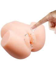 CRAZY BULL VAGINA Y ANO REALISTICOS DOBLE VIBRACION