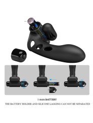 PRETTY LOVE ORLANDO FUNDA DE DEDO VIBRADOR NEGRO