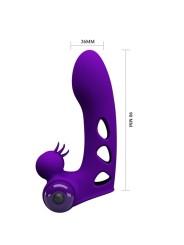 PRETTY LOVE ORLANDO FUNDA DE DEDO VIBRADOR MORADO