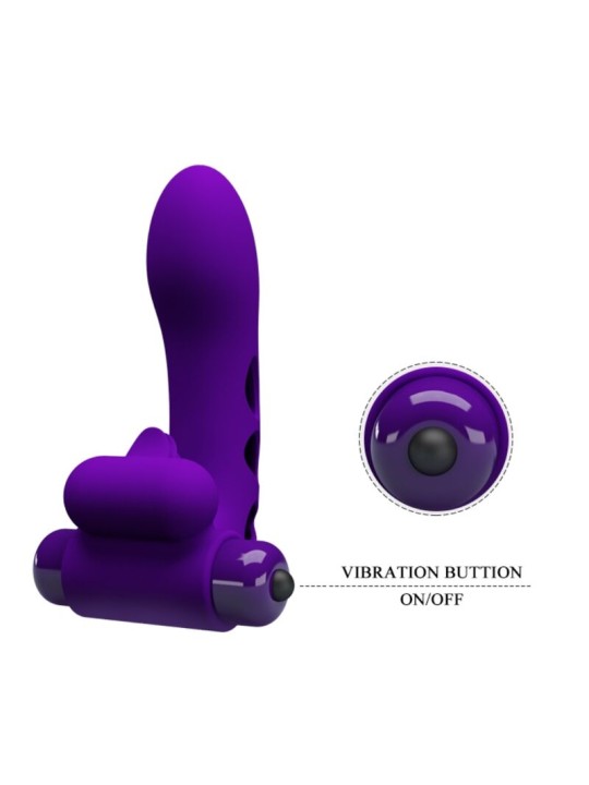 PRETTY LOVE ORLANDO FUNDA DE DEDO VIBRADOR MORADO