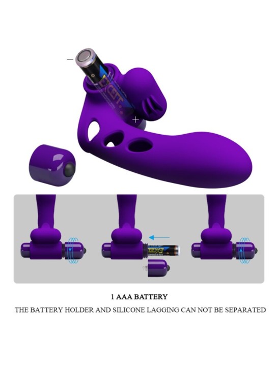 PRETTY LOVE ORLANDO FUNDA DE DEDO VIBRADOR MORADO PRETTY LOVE ORLANDO FUNDA DE DEDO VIBRADOR MORADO
