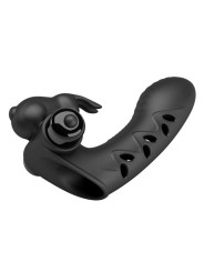 PRETTY LOVE VANCE FUNDA DEDO VIBRADOR CONEJO NEGRO