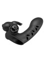 PRETTY LOVE VANCE FUNDA DEDO VIBRADOR CONEJO NEGRO