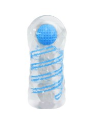 PRETTY LOVE MASTURBADOR PEQUENO CON ESPIRALES AZUL