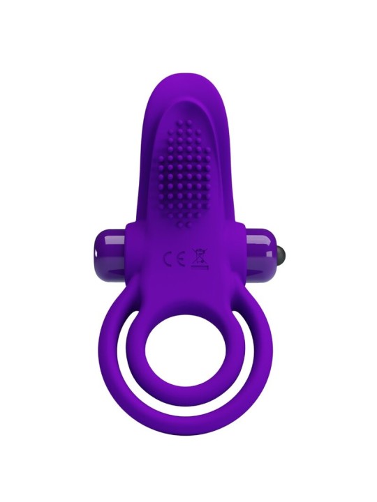 PRETTY LOVE ANILLO VIBRADOR PARA PENE MORADO