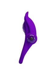 PRETTY LOVE ANILLO VIBRADOR PARA PENE MORADO