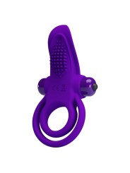 PRETTY LOVE ANILLO VIBRADOR PARA PENE MORADO