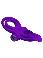 PRETTY LOVE ANILLO VIBRADOR PARA PENE MORADO
