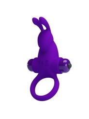 PRETTY LOVE ANILLO VIBRADOR I CONEJO PARA PENE MORADO
