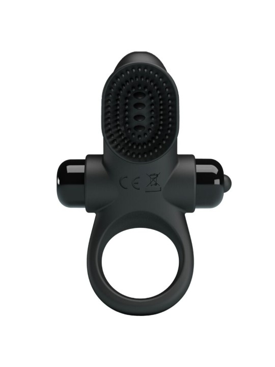 PRETTY LOVE ANILLO VIBRADOR II PARA PENE NEGRO