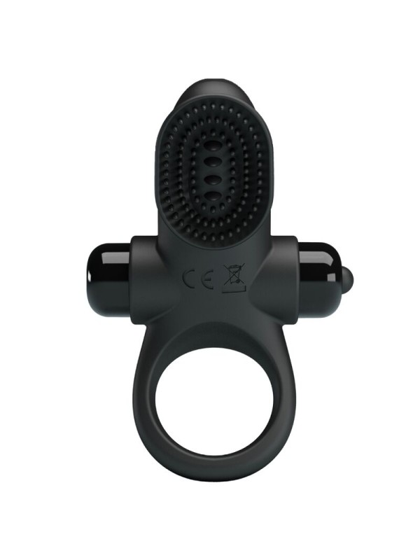 PRETTY LOVE ANILLO VIBRADOR II PARA PENE NEGRO