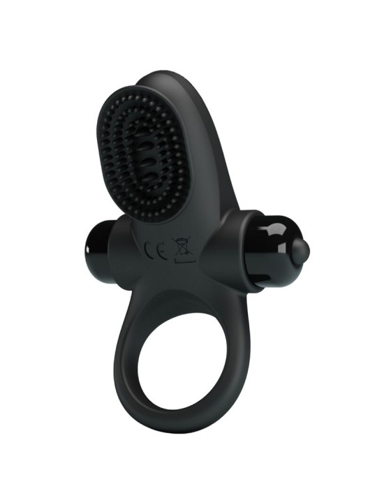 PRETTY LOVE ANILLO VIBRADOR II PARA PENE NEGRO