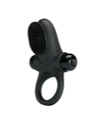PRETTY LOVE ANILLO VIBRADOR II PARA PENE NEGRO