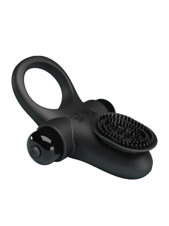 PRETTY LOVE ANILLO VIBRADOR II PARA PENE NEGRO