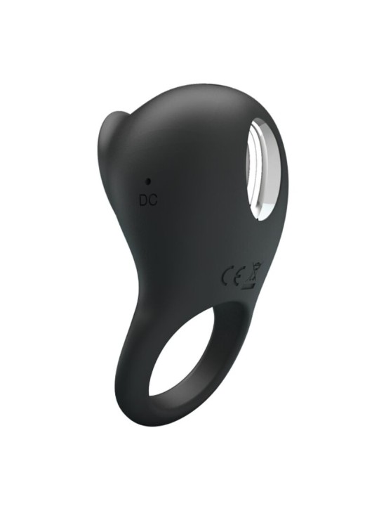 PRETTY LOVE ANILLO VIBRADOR PARA PENE CON LENGUA NEGRO