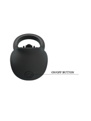 PRETTY LOVE ANILLO VIBRADOR PARA PENE CON LENGUA NEGRO