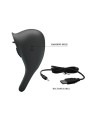 PRETTY LOVE ANILLO VIBRADOR PARA PENE CON LENGUA NEGRO