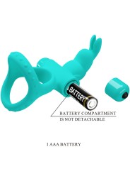 PRETTY LOVE FIGGY ANILLO VIBRADOR RABBIT VERDE