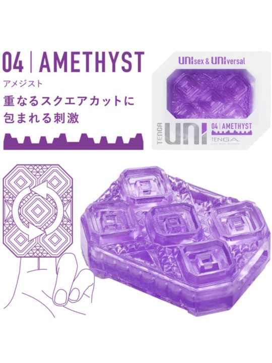 TENGA UNI AMETHYST MASTURBADOR DEDAL