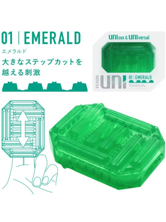 TENGA UNI VARIETY MASTURBADOR DEDAL PACK 4 UDS