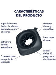 SATISFYER RING STROKER MASTURBADOR VIBRADOR