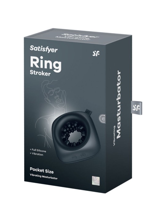 SATISFYER RING STROKER MASTURBADOR VIBRADOR