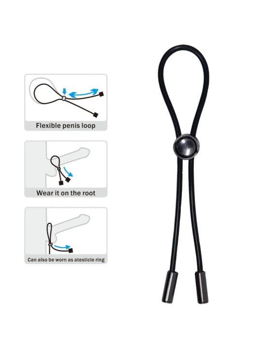 PRETTY LOVE CUERDA ANILLO PENE Y TESTICULOS