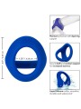CALEXOTICS ADMIRAL COCK BALL DOBLE ANILLO AZUL
