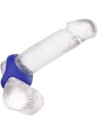 CALEXOTICS ADMIRAL COCK BALL DOBLE ANILLO AZUL