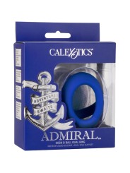 CALEXOTICS ADMIRAL COCK BALL DOBLE ANILLO AZUL