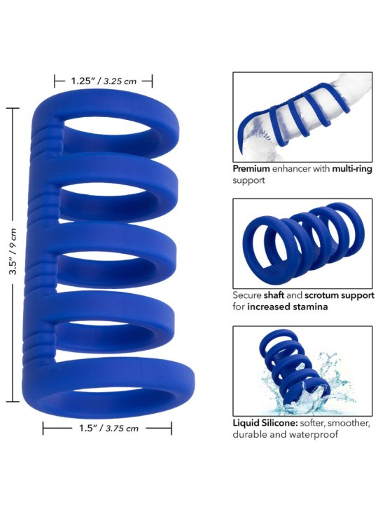 CALEXOTICS ADMIRAL JAULA XTREME PARA PENE AZUL