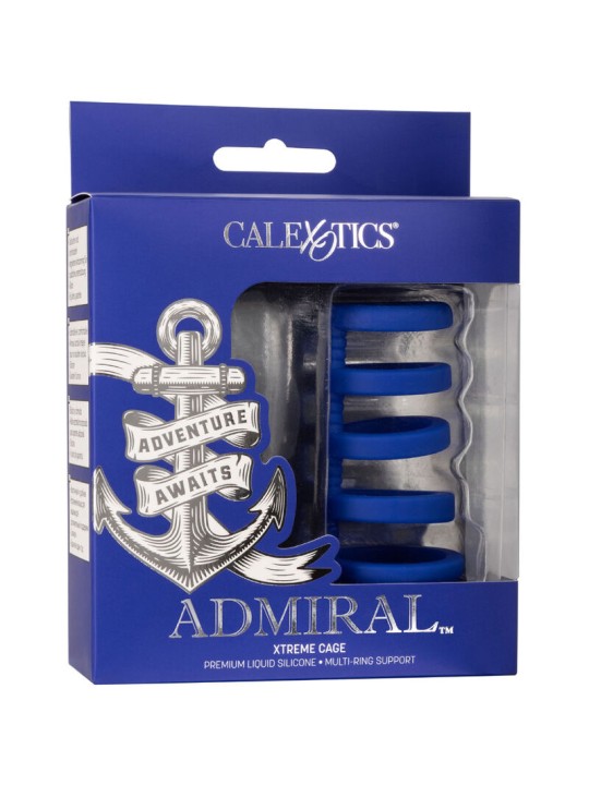 CALEXOTICS ADMIRAL JAULA XTREME PARA PENE AZUL
