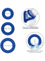 CALEXOTICS ADMIRAL SET 3 ANILLOS PARA PENE AZUL