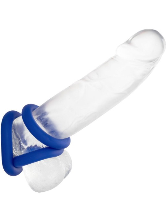 CALEXOTICS ADMIRAL SET 3 ANILLOS PARA PENE AZUL