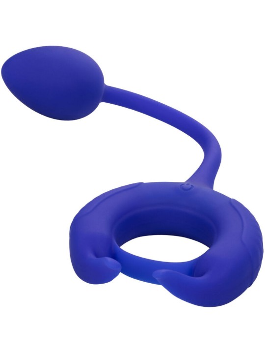 CALEXOTICS ADMIRAL ANILLO CON PESO PARA PENE AZUL