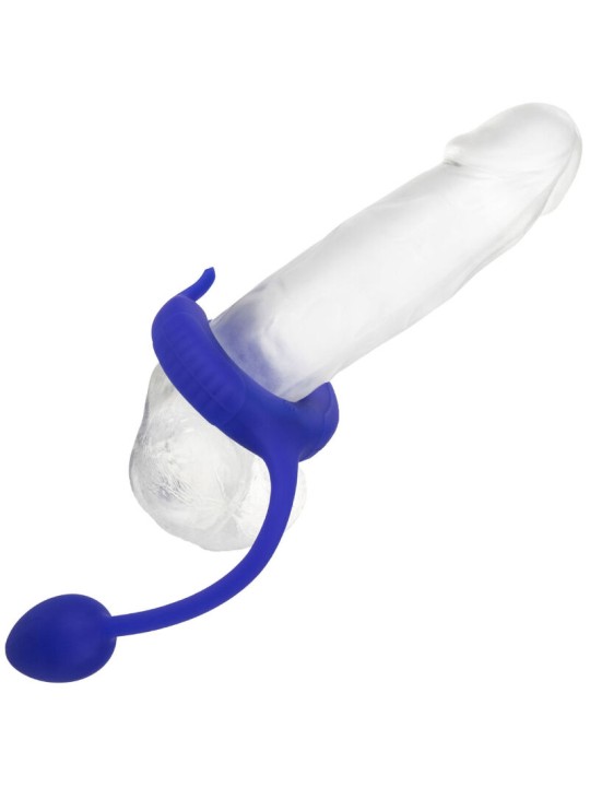 CALEXOTICS ADMIRAL ANILLO CON PESO PARA PENE AZUL