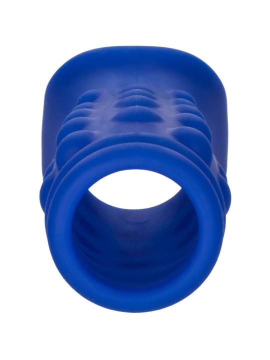 CALEXOTICS ADMIRAL BEADED FUNDA PENE SILICONA LIQUIDA AZUL