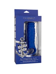 CALEXOTICS ADMIRAL BEADED FUNDA PENE SILICONA LIQUIDA AZUL