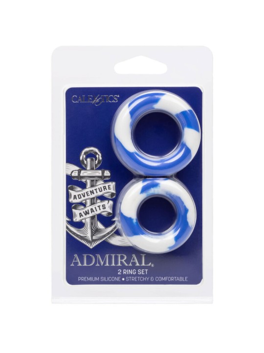 CALEXOTICS ADMIRAL SET 2 ANILLOS PARA PENE