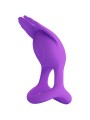 PRETTY LOVE SILAS ANILLO VIBRADOR 7 VIBRACIONES SILICONA LILA