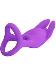 PRETTY LOVE SILAS ANILLO VIBRADOR 7 VIBRACIONES SILICONA LILA
